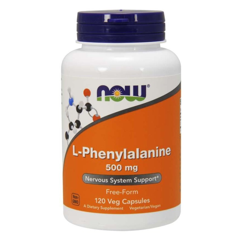 NOW FOODS L-Fenyloalanina (120 kaps.)