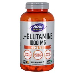 NOW FOODS L-Glutamina (240 kaps.)