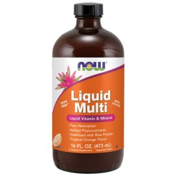 NOW FOODS Liquid Multi - Multiwitamina w płynie (473 ml)