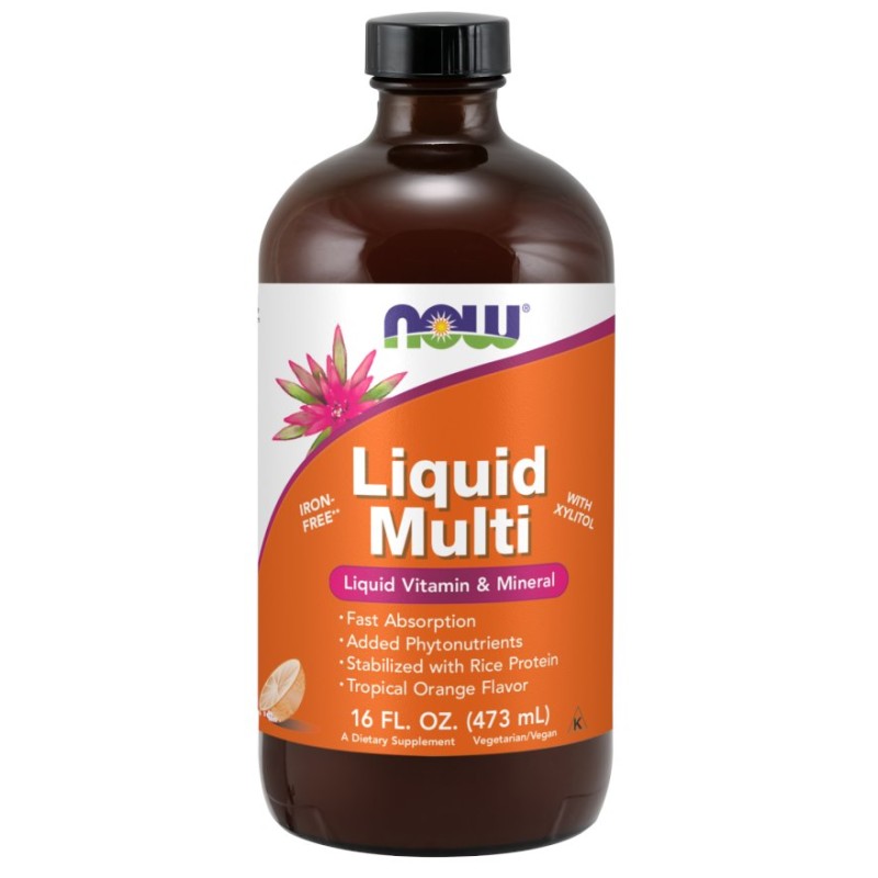 NOW FOODS Liquid Multi - Multiwitamina w płynie (473 ml)