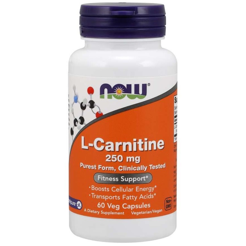 NOW FOODS L-Karnityna Carnipure 250 mg (60 kaps.)