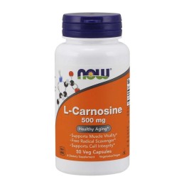 NOW FOODS L-Karnozyna 500 mg - L-Carnosine (50 kaps.)
