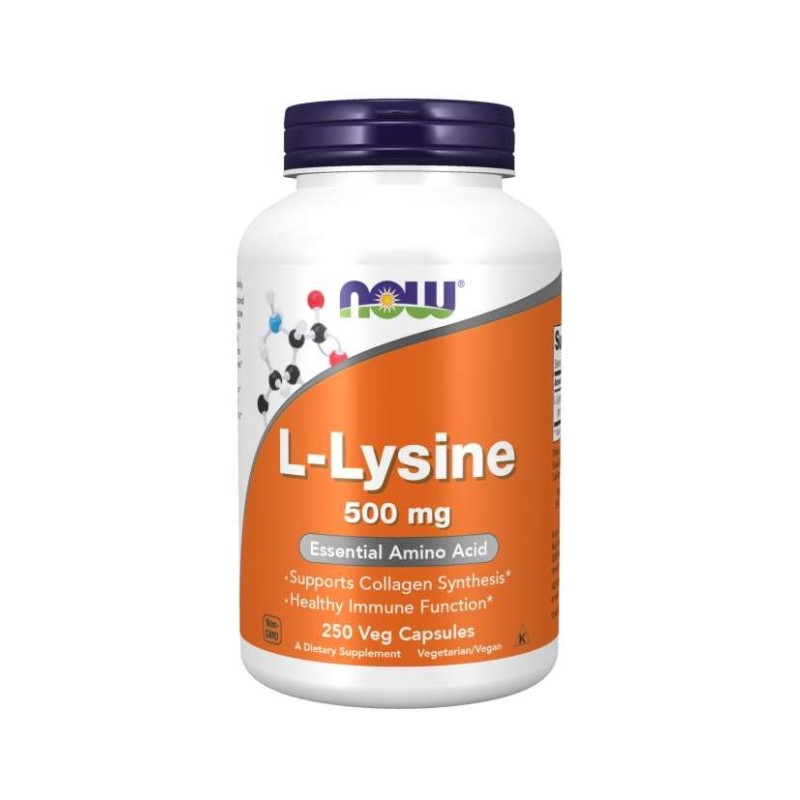 NOW FOODS L-Lizyna 500 mg (250 kaps.)