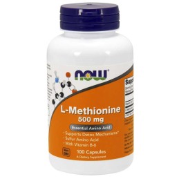 NOW FOODS L-Metionina (100 kaps.)