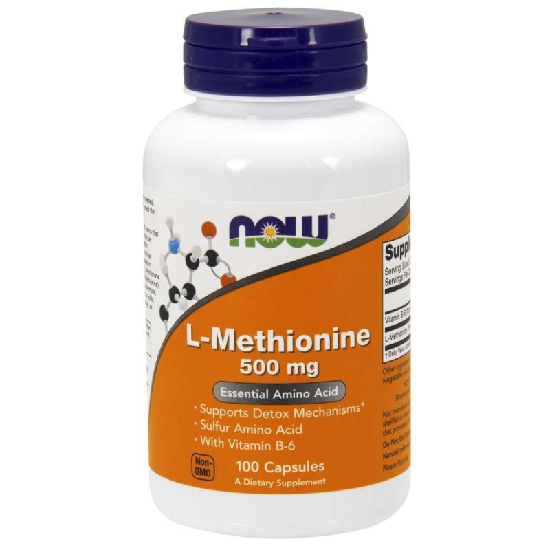 NOW FOODS L-Metionina (100 kaps.)