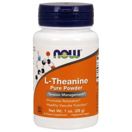 NOW FOODS L-Theanine Pure Powder - L-Teanina (28 g)