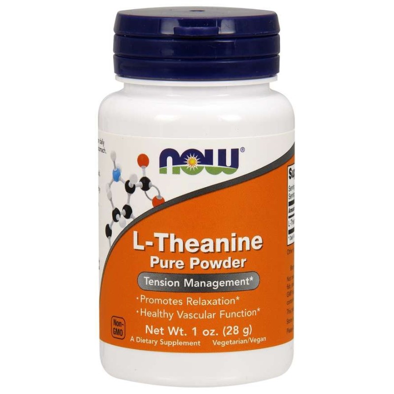 NOW FOODS L-Theanine Pure Powder - L-Teanina (28 g)
