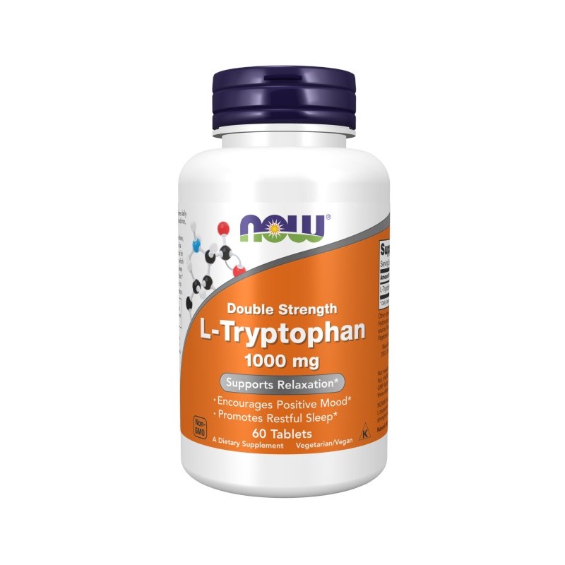 NOW FOODS L-Tryptofan 1000 mg (60 tabl.)
