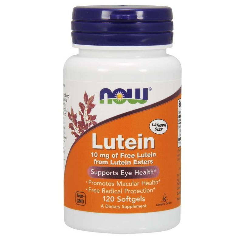 NOW FOODS Luteina 10 mg (120 kaps.)