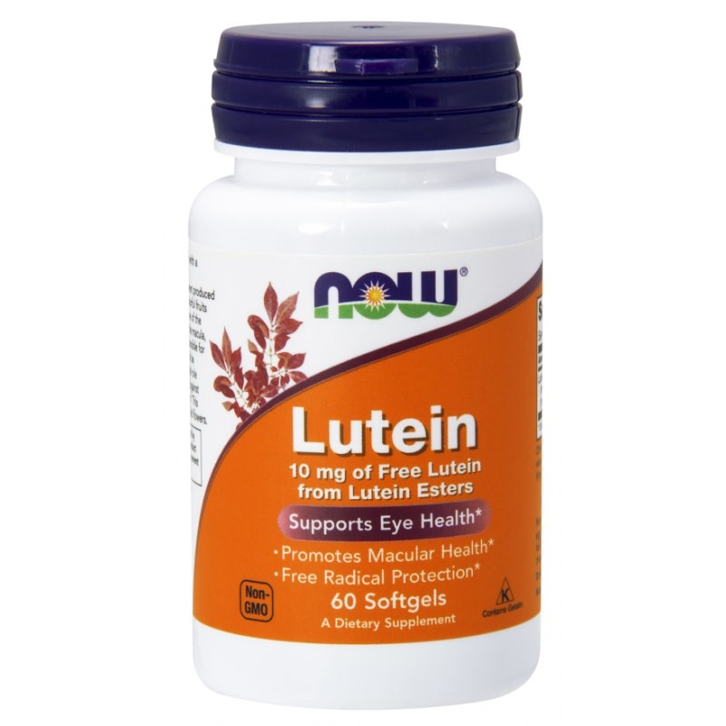 NOW FOODS Luteina 10 mg (60 kaps.)