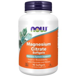 NOW FOODS Magnesium Citrate (90 kaps.)