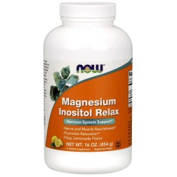 NOW FOODS Magnesium Inositol Relax - Magnez + Inozytol (454 g)