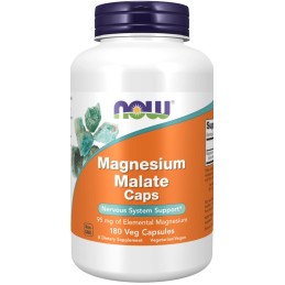 NOW FOODS Magnesium Malate (180 kaps.)