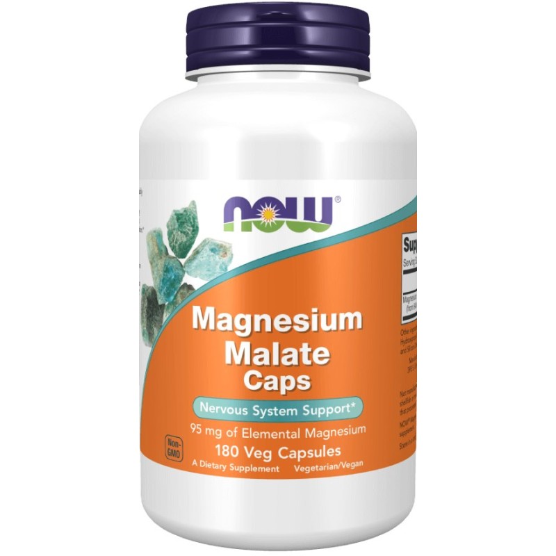 NOW FOODS Magnesium Malate (180 kaps.)