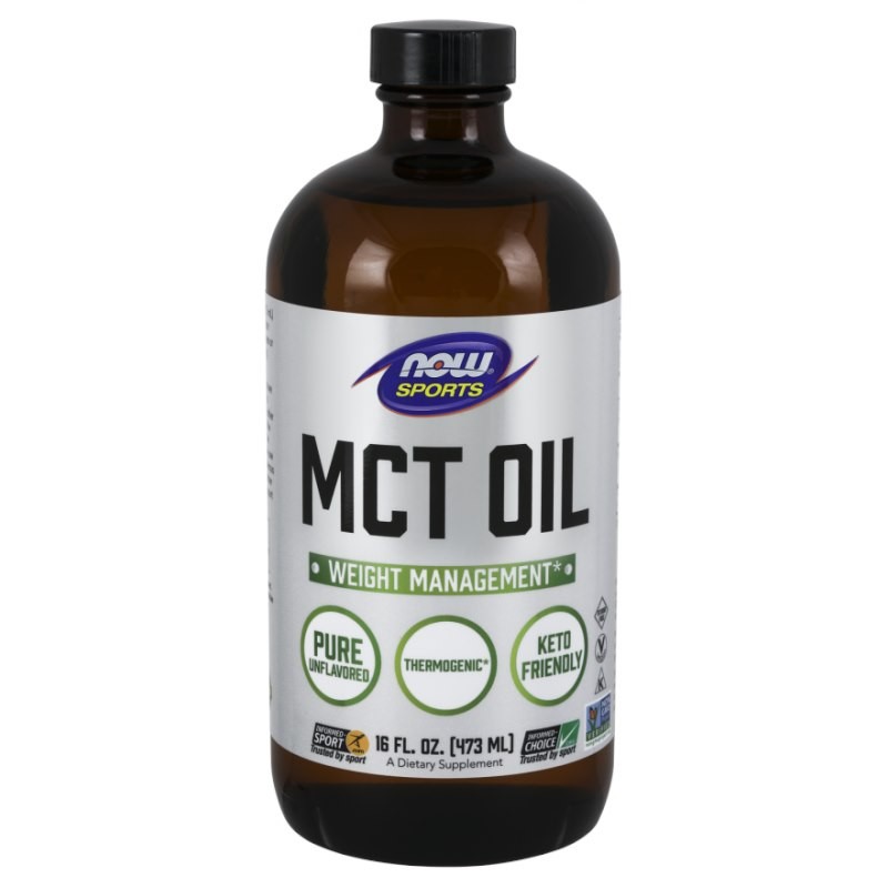 NOW FOODS MCT Oil - Olej MCT bezzapachowy (473 ml)