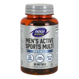 NOW FOODS Men's Active Sports Multi (90 kaps.)