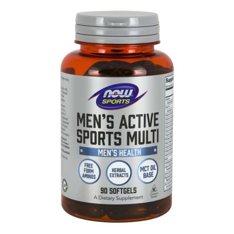 NOW FOODS Men's Active Sports Multi (90 kaps.)