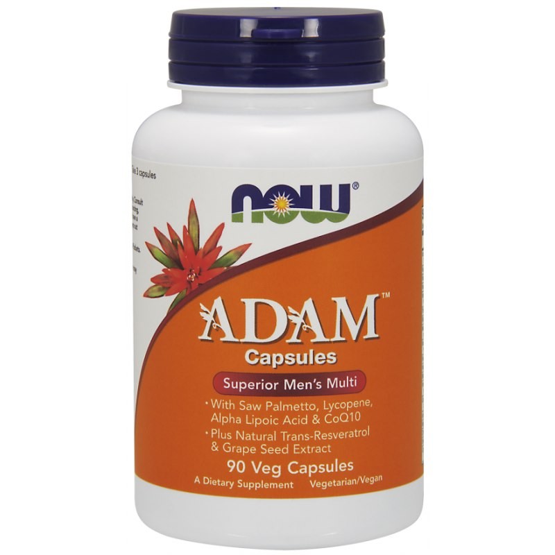 NOW FOODS Multiwitamina i Składniki Mineralne dla Mężczyzn ADAM (90 kaps.)