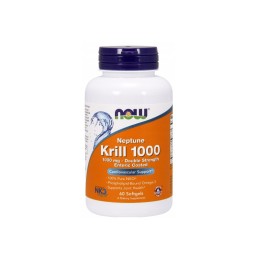 NOW FOODS Olej z Kryla 1000 mg - Neptun Krill Oil DHA EPA (60 kaps.)