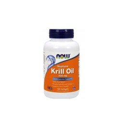 NOW FOODS Olej z Kryla 500 mg - Neptun Krill /Oil DHA EPA (120 kaps.)