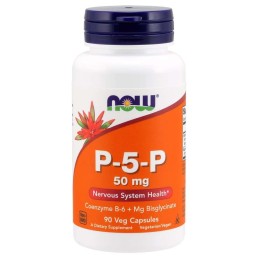 NOW FOODS P-5-P 50 mg - Witamina B6 (90 kaps.)