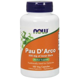 NOW FOODS Pau D'Arco 500 mg (100 kaps.)