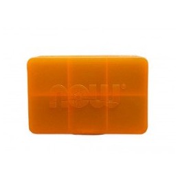 NOW FOODS Pillbox - organizer na leki (pomarańczowy)
