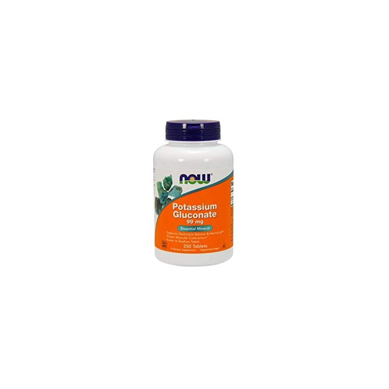 NOW FOODS Potassium Gluconate - Glukonian Potasu (250 tabl.)