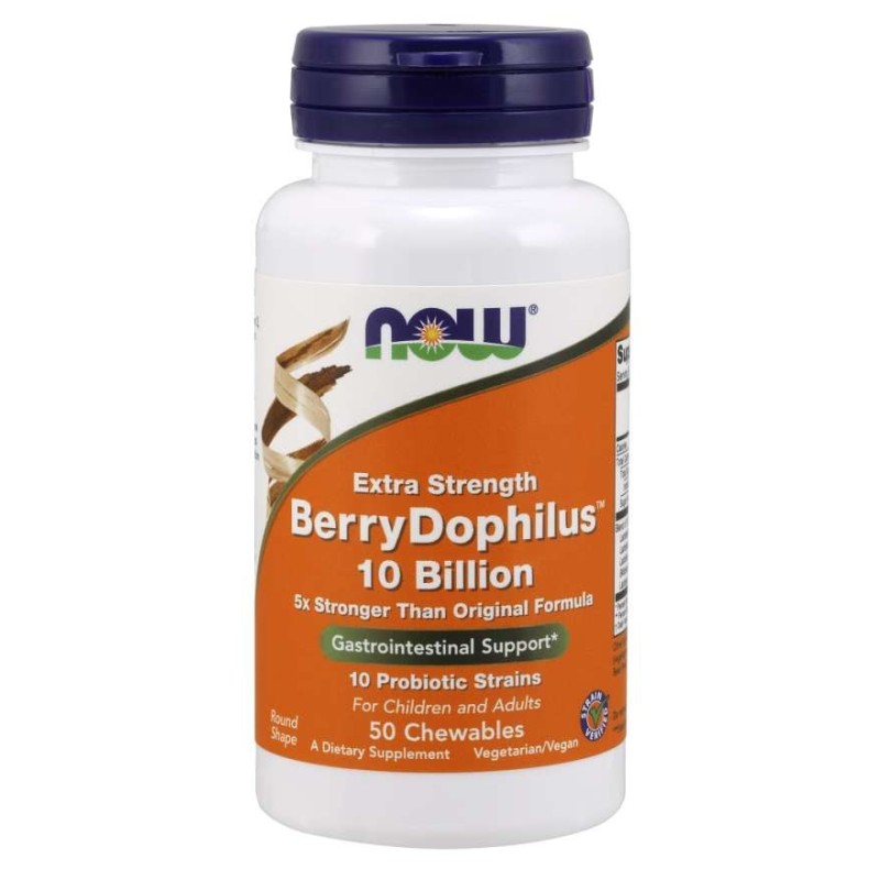 NOW FOODS Probiotyk BerryDophilus (50 tabl.)