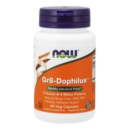 NOW FOODS Probiotyk Gr8-Dophilus (60 kaps.)