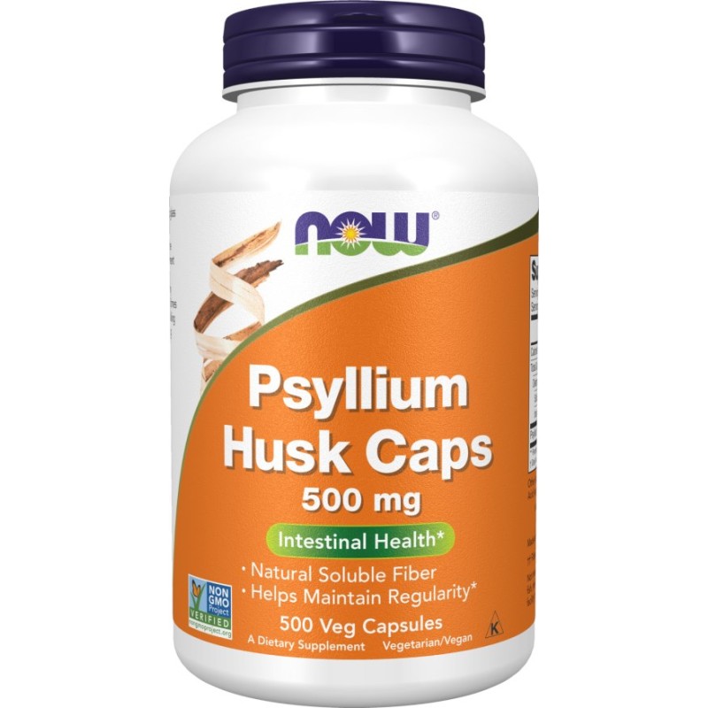 NOW FOODS Psyllium Husk Caps - Babka Płesznik 500 mg (500 kaps.)