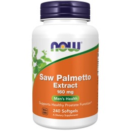 NOW FOODS Saw Palmetto Extract - Palma Sabalowa Ekstrakt 160 mg  (240 kaps.)