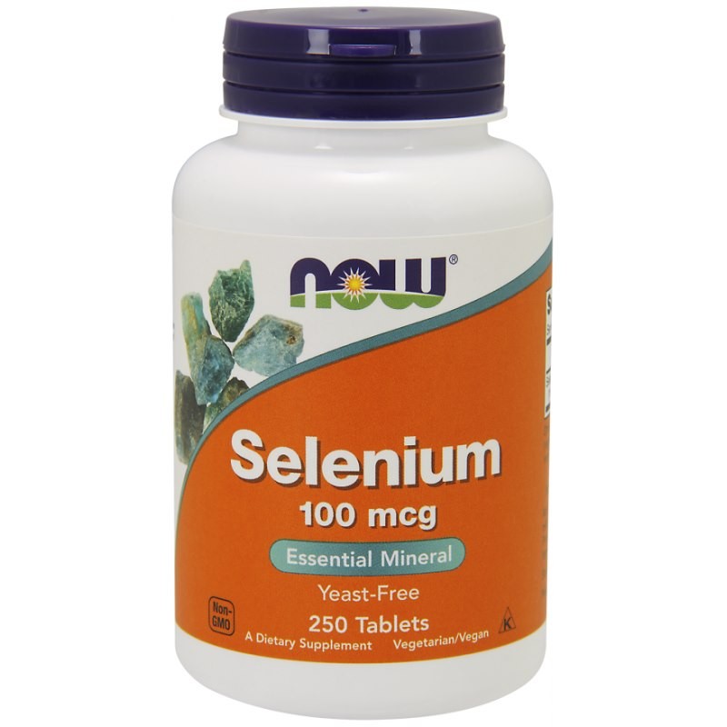 NOW FOODS Selenium - Selen 100 mcg (250 tabl.)