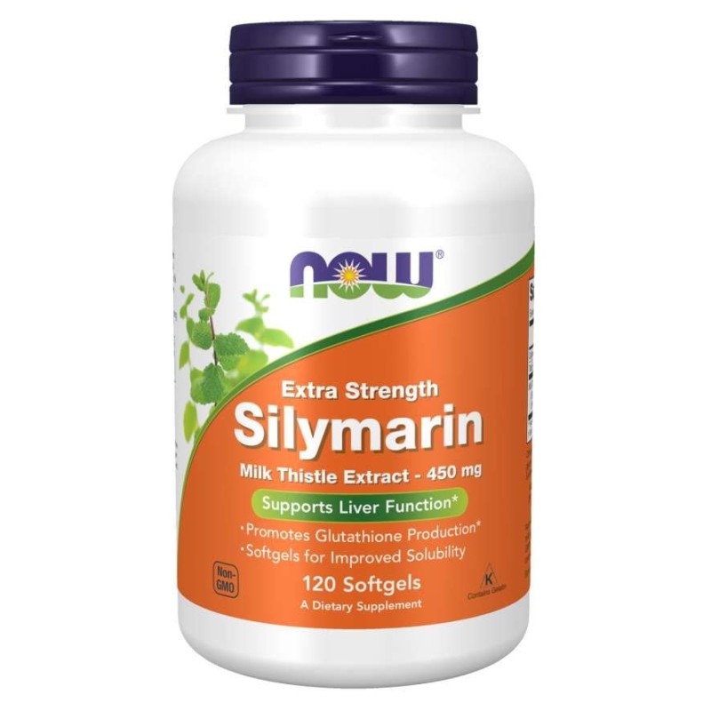 NOW FOODS Silymarin - Sylimaryna z Ostropestu Plamistego (120 kaps.)