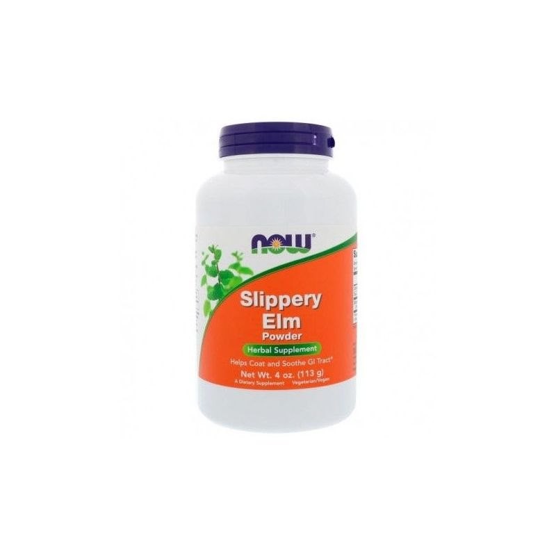 NOW FOODS Slippery Elm - Wiąz Czerwony w proszku (113 g)
