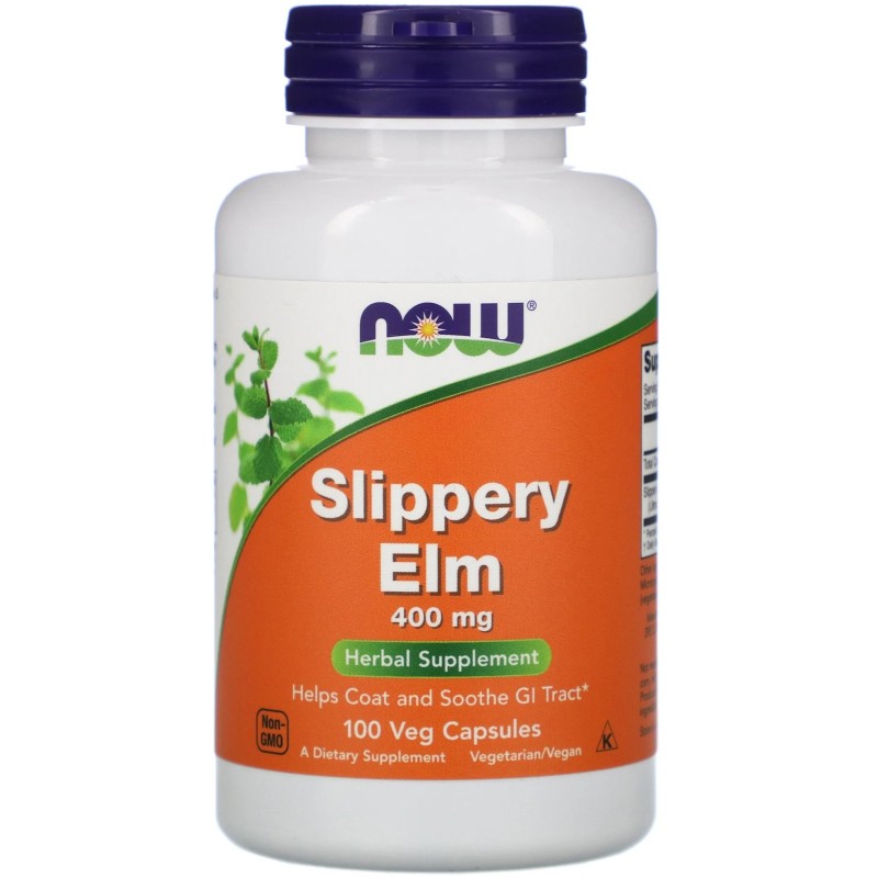 NOW FOODS Slippery Elm 400 mg (100 kaps.)
