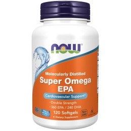 NOW FOODS Super Omega EPA 360 mg DHA 240 mg (120 kaps.)