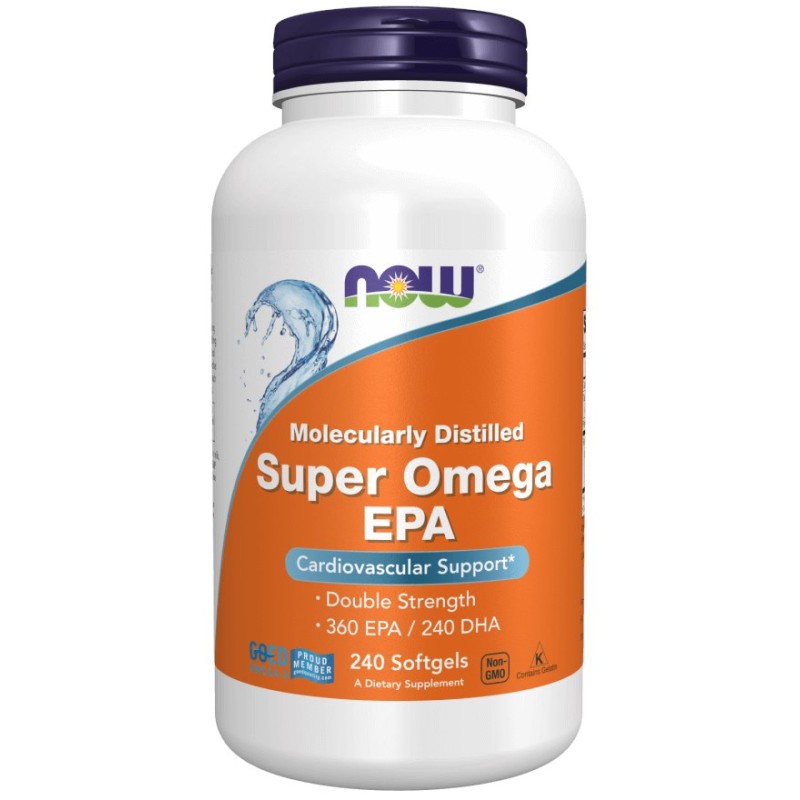 NOW FOODS Super Omega EPA 360 mg DHA 240 mg (240 kaps.)