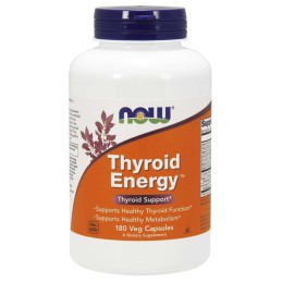NOW FOODS Thyroid Energy - Wsparcie Tarczycy (180 kaps.)