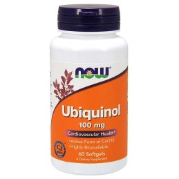 NOW FOODS Ubichinol - Koenzym Q10 100 mg (60 kaps.)