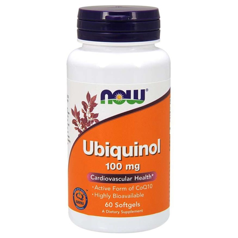 NOW FOODS Ubichinol - Koenzym Q10 100 mg (60 kaps.)