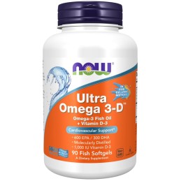 NOW FOODS Ultra Omega 3-D (90 kaps.)