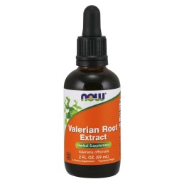 NOW FOODS Valerian Root (Waleriana) - Kozłek Lekarski (59 ml)