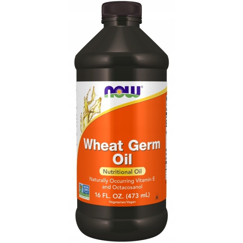 NOW FOODS Wheat Germ Oil -  Olej z kiełków pszenicy (473 ml)