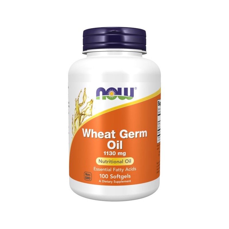 NOW FOODS Wheat Germ Oil - Olej z kiełków pszenicy (100 kaps.)