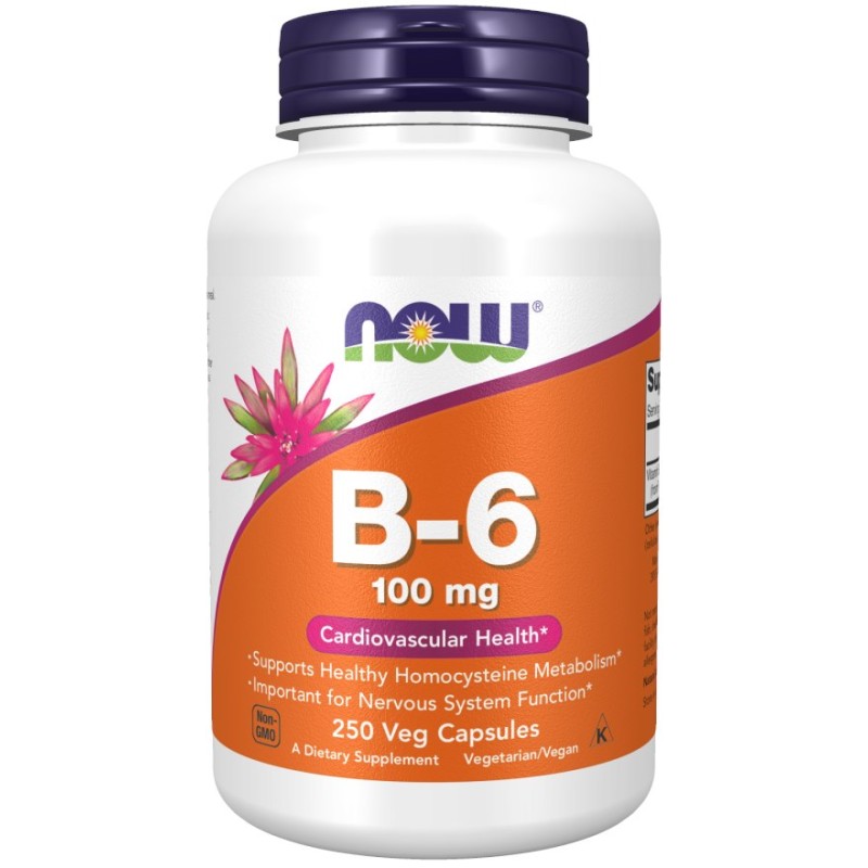 NOW FOODS Witamina B6 (250 kaps.)