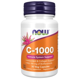 NOW FOODS Witamina C 1000 mg z Bioflawonoidami cytrusowymi (30 kaps.)