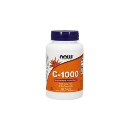 NOW FOODS Witamina C 1000 mg z bioflawonoidami i dziką różą (100 tabl.)