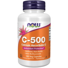 NOW FOODS Witamina C 500 mg Buforowana (250 kaps.)