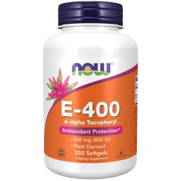 NOW FOODS Witamina E 400 IU - 268 mg (250 kaps.)